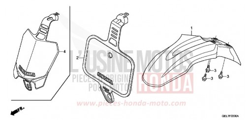 FRONT FENDER CRF50FE de 2014